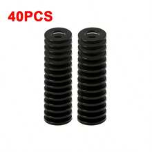 1 Pack Plastic Nylon Washers, Hinge Ring Pads, Door Gasket Parts - Black - View 7