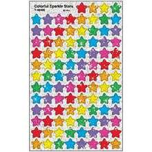 Enterprises, Inc. Colorful Sparkle Stars SuperShapes Stickers, 400 Ct - / - View 1