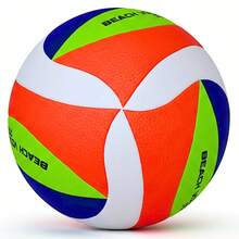Rainha PRO Beach Volleyball Ball - Orange/Green/Blue - View 3