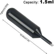 6 Pcs Identity Theft Protection Roller Stamp Ink Set, Data Defender Ink Refills - Black - View 5