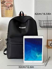 2026新款时尚大容量旅行背包，适合男士、女士、高中生、大学生，休闲日常背包 - A - 查看 9