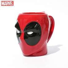 1PC Marvel Officially Licensed Deadpool Ceramic Mug 13 FL OZ Coffee House Cup Collectible Coffee Mug For Fans Perfect Gift For Boyfriend Lovers Friends Marvel Fans Mug Perfect Christmas & Valentine's Day Present - 彩色 - 查看 4