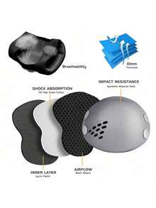 Kids Bike Helmet Protection Gear Set For Toddler Youth Adult, Bicycle Helmet Knee Pads Elbow Pads Wrist Guards For Roller Skate Skateboard Cycling Skating - Black - View 6