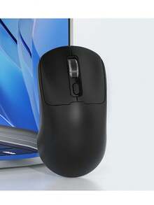 Ratón inalámbrico de doble modo 2.4G + Bluetooth, alimentado por batería en modo único/recargable en modo dual, ratón óptico Bluetooth con receptor USB, compatible con portátil, escritorio, silencioso, portátil para biblioteca, juegos, oficina, dormitorio - Multicolor - Ver 11