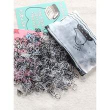 Kit Of 1000 Casual Silicone Elastic Bands - COLORIDO ALEATORIO - 查看 3