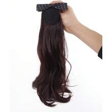 Banana Clip With Polka Dot Butterfly Design, Suitable For Everyday Wear - Black - View 1