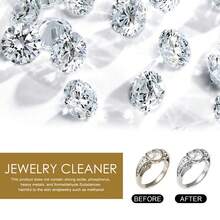 JUE FISH 3pcs Jewelry Cleaner, Metal Cleaning Solution For Jewelry, Diamond Necklace Rust And Dust Removal And Care Solution, Daily Cleaning And Care. - White - View 5
