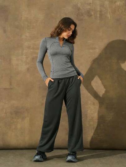 KyrLssu 1条高腰瑜伽裤，户外健身跑步裤，透气弹力骑行裤