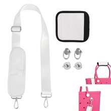 Adjustable Bag Strap Wrap Detachable Padded Shoulder Strap For Bogg Bags In XL Medium Sizes - White - View 2