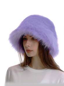 1顶女士冬季保暖帽，适合春、秋、冬季户外活动，保暖百搭的渔夫帽，适合徒步、滑雪、骑行和日常佩戴，流行款式的冬季穿搭单品。 - A - 查看 22