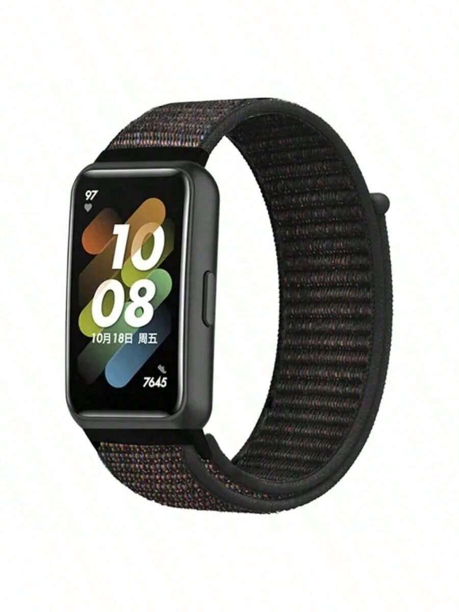 SMART WATCH MX Correa Sport Para Huaweii Band 7 Nylon Transpirable Premium - Carbon - Ver 1