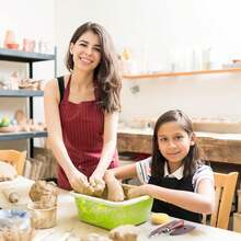 8PCS Stained Wooden Pottery Sculpting Tools, Wood Clay Cleaning Tool Set, Ceramic Modeling Tool For Carving, Molding, Cutting, Trimming, Pottery Wheel, Crafting, Beginners, Adults, Students - Multicolor - View 7