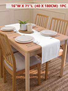 1/50 Stücke Tischläufer im Landhausstil, waschbar und wiederverwendbar, geeignet für Wohnzimmer, Esszimmer, Küche, Zuhause, Feste und Zusammenkünfte - Verschiedenfarbig - Übersicht 19