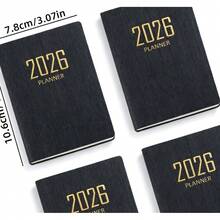 Sổ kế hoạch tuần A7 năm 2025, sổ tay mini cầm tay, lịch trình hàng ngày, bìa da PU, sổ kế hoạch tiếng Anh kèm danh sách việc cần làm, theo dõi chi tiêu và lên kế hoạch bữa ăn, đồ dùng học tập/văn phòng phẩm. - Nhiều màu - Xem 21