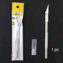 Precision Aluminum Utility Knife - Various Colors - Silver - View 8