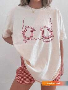 1pc Custom Cowgirl Bachelorette Shirts, One Lucky Bride Bach Merch, Personalized Nashville Texas Austin Bridal Party T-Shirts - trắng - Xem 3
