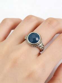 1 Piece Of Retro Domineering High-End Men's Ring With Exquisite Patterns, Fashionable And Personalized Jewelry Suitable For Daily Festivals, Parties, Birthdays, And Can Be Given As Gifts To Friends And Lovers - Vintage Rings - View 2