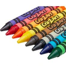 8ct Jumbo Crayons, Back To School Essential Ages 3 And - Assorted - View 3