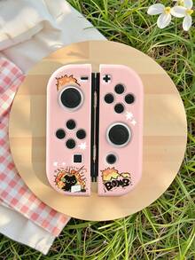 Ốp bảo vệ máy Switch hình mèo đen hoạt hình, phù hợp với Switch 2 (2025)/Switch NS/Switch OLED, có thể sử dụng trên đế sạc mà không cần tháo ốp, vỏ bảo vệ tay cầm chơi game đa năng, phụ kiện chơi game Switch, chống rơi và trầy xước, quà tặng lãng mạn cho mùa thu/đông, tựu trường, Giáng sinh, Ngày lễ tình nhân. - Nhiều màu - Xem 22