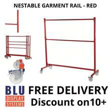 Garment Rail Nestable - Red - Multicolor - View 3
