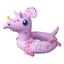 Lecute Kids Play Animal Figures - Pink Rhinoceros - View 1