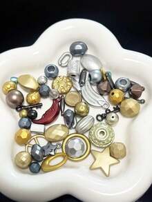 亚克力手链DIY珠子材料包手工珠子手机链项链钥匙扣吊坠配件 - 彩色 - 查看 9