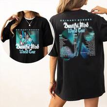 Xdinary World Tour Heroes Beautiful Mind Shirt, Xdinary Heroes Shirt, Xdinary Heroes Tour Shirt - 黑色 - 查看 1