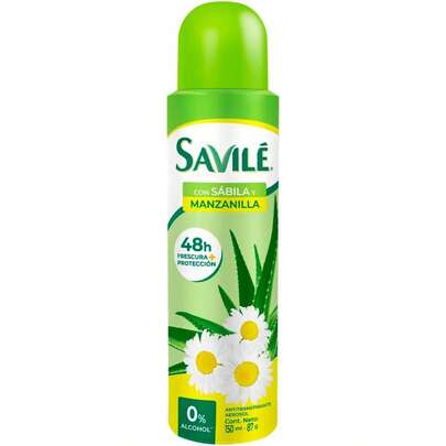 TendenciaSavilé Desodorante Antitranspirante para Mujer Agua de Rosas en Aerosol 150mLCalidad premium