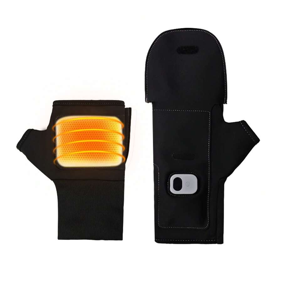 这款加热手套配备数字显示屏、3 档可调节温度设置（45°C、50°C、55°C）、2000mAh 电池和双面加热技术。它可以精确加热手掌和手背，并能锁定温度。 - 黑色 - 查看 1