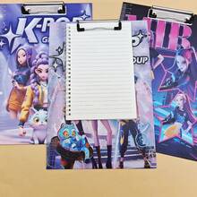DOBBLE 1件 K-POP 女巫组合周边卡通创意学生备忘录板、绘图板、收纳夹、文件袋（随机款式） - 彩色 - 查看 5