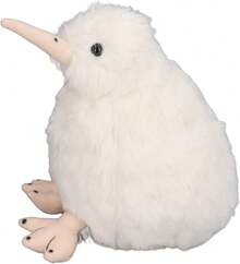 ¡RecomendadoPeluche Kiwi Bird, Juguete de Peluche de Pájaros de 7,9 Pulgadas, Peluche de Kiwi Peluche de Peluche, Juguete de Peluche Suave y Esponjoso para Niños Pequeños (Marrón)¡Top de Temporada - blanco - Ver 1