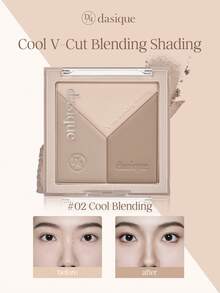 Dasique V形渐变修容盘，质地轻盈柔滑，呈现丝绒般细腻妆效。它能修饰脸部和鼻部轮廓，打造自然渐变效果，完美契合Y2K时尚玫瑰女孩的日常妆容。无论是派对、旅行、度假还是其他场合，它都是节日必备单品。这款修容盘也是送给女性的绝佳圣诞礼物，更是开学季的理想之选。 - #02 Cool Blending - 查看 12