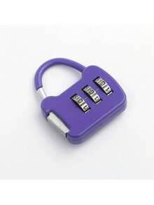 2pcs/Set Mini Suitcase Locks (Black + Rose Red), Colorful Plastic Shell Zinc Alloy Small Padlock With Keys, Suitable For Luggage, Backpacks, Gym Lockers, Bags, Classroom Games, Luggage Locks, Back To School & Postal Worker Essentials - Multicolor - View 9