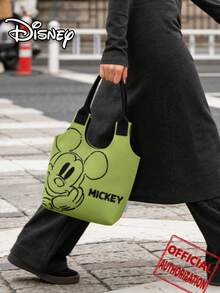 Disney [] Cartoon IP  Knitted Handbag, Portable Foldable Tote Bag, Suitable For Daily Matching, Shopping, Parties, Festivals, Girlfriend Gifts - Multicolor - View 6