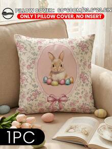 1/2/4件装柔软舒适的装饰枕套,透气亲肤,带拉链方便清洗,适用于沙发/卧室/客厅,是婚礼/节日的理想礼物,不含枕芯。 - 彩色 - 查看 20