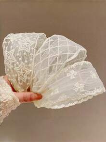 3 chiếc băng đô lưới cho nữ có nơ, chống trượt, ngọt ngào và đa năng, thích hợp để đeo hàng ngày. - Nhiều màu - Xem 2