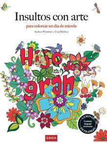 INSULTOS CON ARTE -LIBRO COLOREA - Libro único - Ver 2