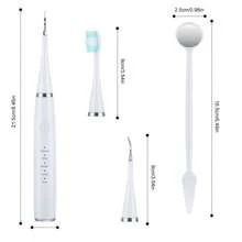 Electric Tooth Cleaner Set, Household Six-In-One Electric Toothbrush, Calculus Removal, Tooth Cleaning And Tooth Beauty Instrument - 156 White Basic Model - View 4