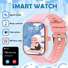 Reloj inteligente de moda para niños 2026, compatible con múltiples idiomas, llamadas inalámbricas, recordatorio de mensajes, registro de actividad infantil, adecuado como regalo de cumpleaños o escolar - Multicolor - Ver 14