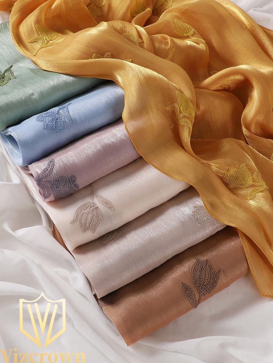 Dreamy Collection Lightweight, Breathable, Chiffon Pleated Modest Hijab Shawl For Women, Spring/Summer