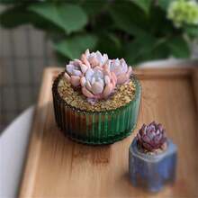 首饰盒包装盒模具树脂首饰模具化妆盒收纳盒圆形硅胶模具树脂硅胶蜡烛模具 - A - 查看 10