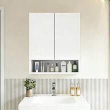 Repisa Flotante 2 Puertas Alacena Gabinete Para Cocina 80cm - Blanco - Ver 6