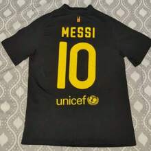 Super Value Hot  T-Shirt Full Size S-5XLMEN'S FC BARCELONA 2011 2012 LIONEsL MESSIs FOOTBALL SOCCER SHIRT JERSEY SIZE S Suitable Gift For Fans HR001 - màu đen - Xem 1
