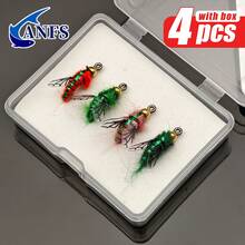 4/8pcs Fly Fishing Flies Kit -Realistic Fly Baits Mix Design, Perfect Fishing Gift For Angler - Multicolor - View 10