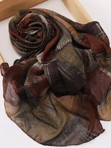 Fashionable New Tie Dye Tie-Dye Printed Modal Hijab Scarf, Spring/Summer - Multicolor - View 14