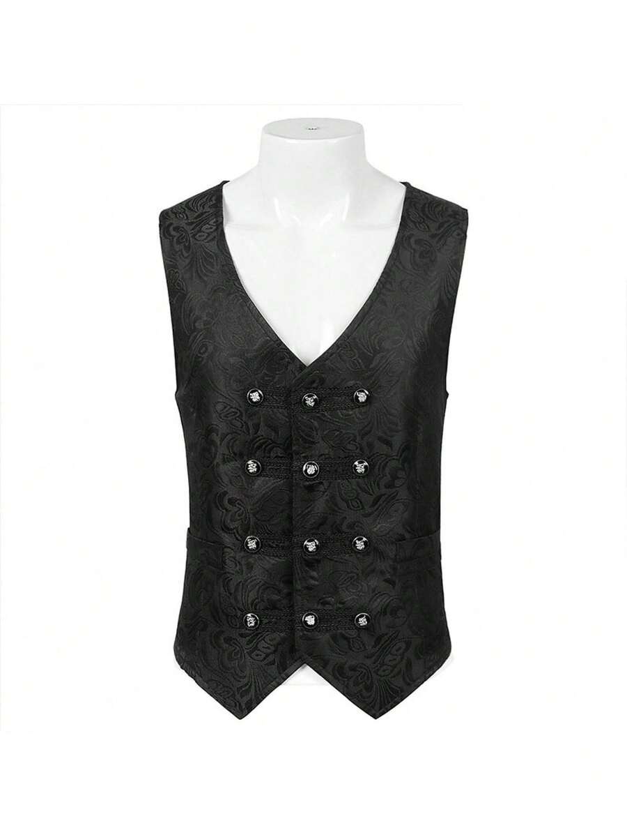 Men Cosplay Clothing - Three-breasted Vest - View 1