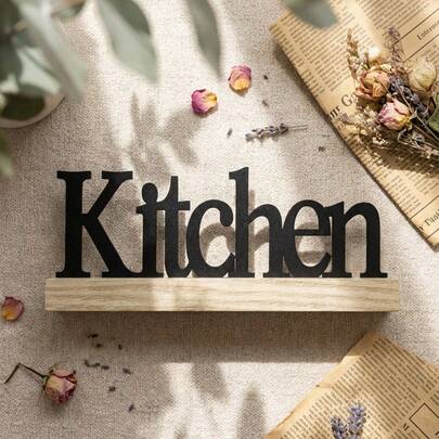 Inspirierende Holz-Heimdekoration, Bauernhaus-Esstisch-Mittelstück für Wohnzimmer, Büro, beste Geschenke zu Geburtstag, Abschluss, Küchendekoration