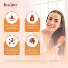 MARY RUTH'S Liquid Morning Multivitamin Hair Growth - Includes All 8 B Vitamins Plus Vitamins C, D, A, Etc Delicious Peach Mango Flavor - 1 chai - Xem 4