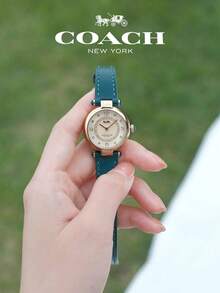 Coach Cary Green leather Strap Women's Watch - 綠色 - 查看 6