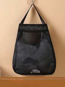 Wall Mounted Grid Trash Bag Dispenser, Washable Plastic Bag Holder And Kitchen Storage Organizer, Kitchen Trash Bag Storage Shenanigans, Plastic Bag Organizer For Shopping Bags, Wall Mounted Extractable Organizer Collection - Multicolor - View 13